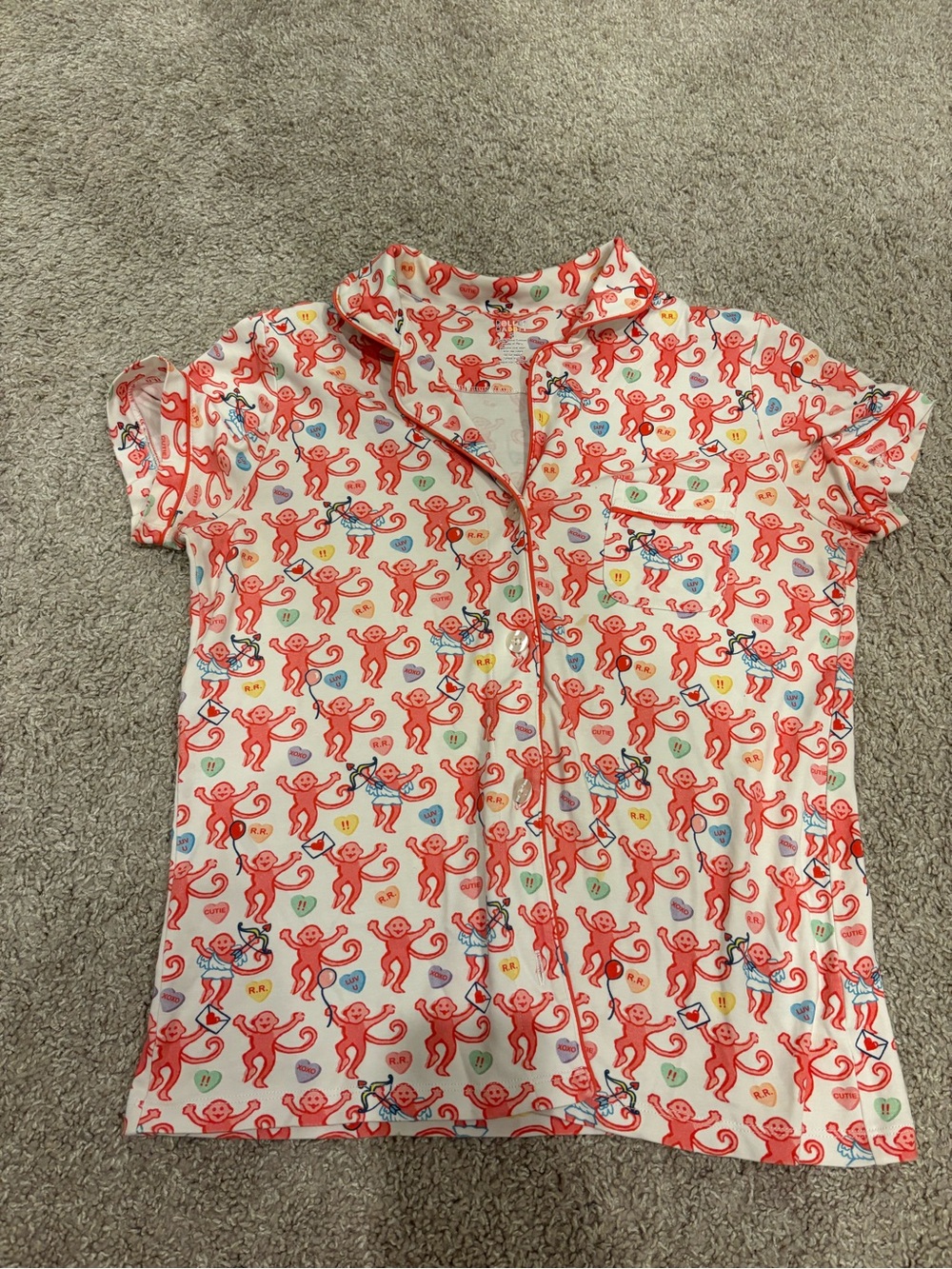 Roller Rabbit Valentines PJ - Picture 4 of 5